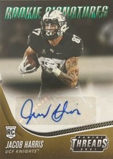 2021 Panini Chronicles Threads Draft Picks Autograph Jacob Harris