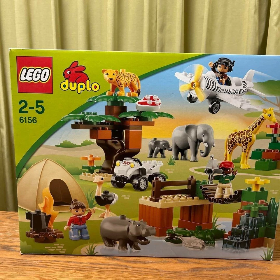 LEGO DUPLO: Photo Safari (6156) Avestruz Tienda Avión Jeep Nuevo Set Sellado - Imagen 1 de 1