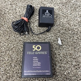 Atari 2600 Console Original 6 switch Console In Box Sears Tele Games Tested