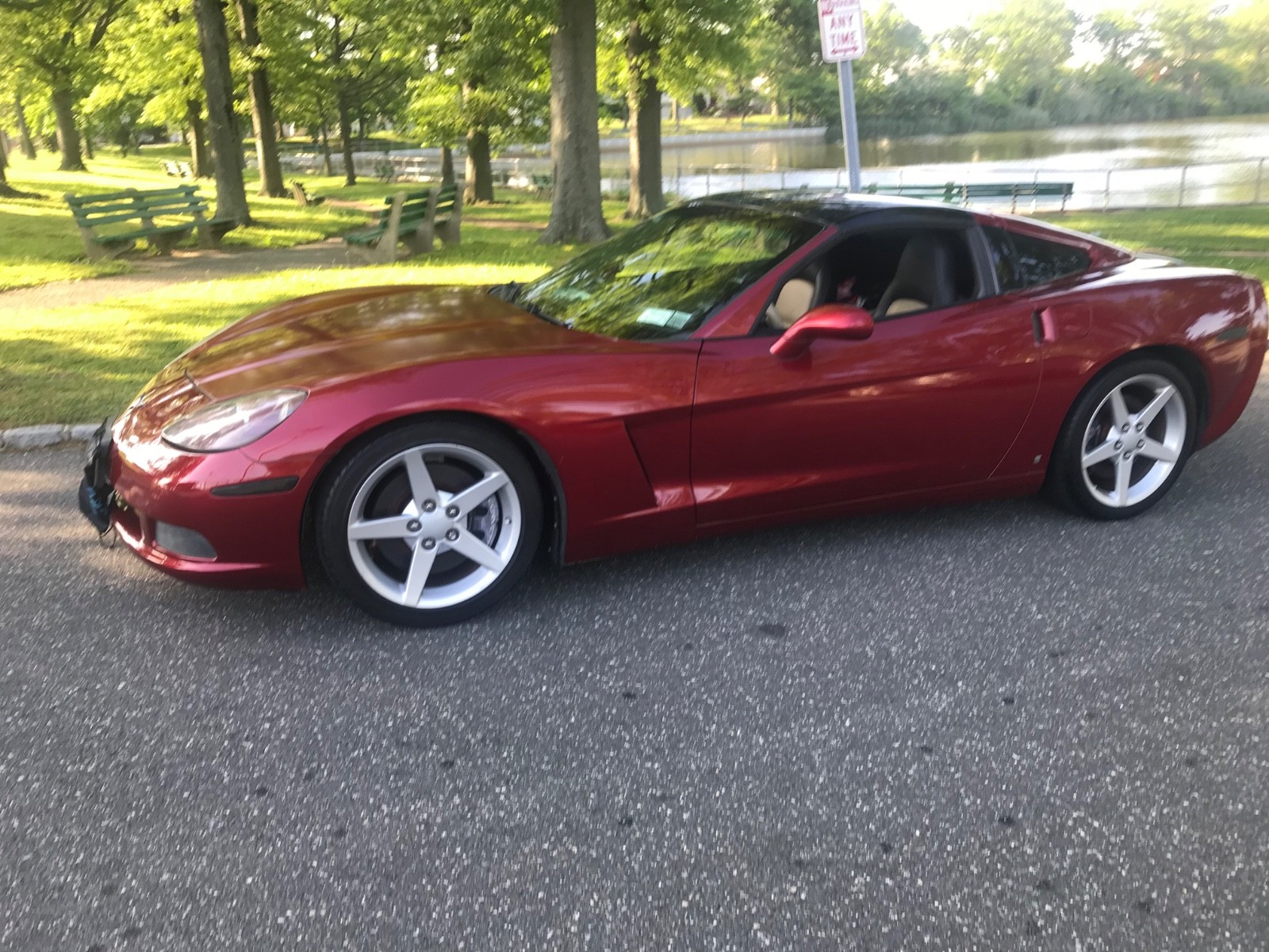 2009 Burgundy Chevrolet Corvette   | C6 Corvette Photo 3