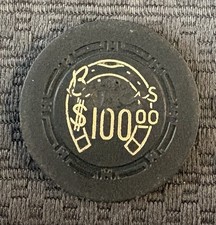 Binions Horseshoe Club Casino Vintage Poker Chip Las Vegas, Nevada
