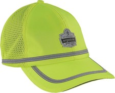 mens High Visibility Reflective Hat Cap, Lime, One Size US