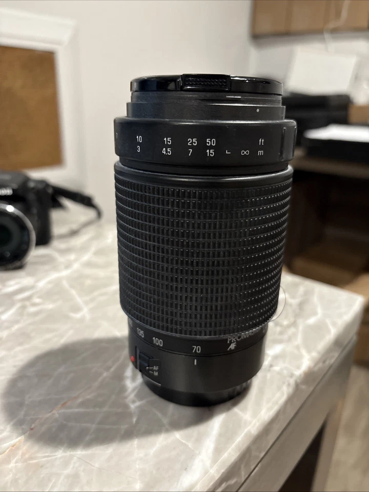 Promaster AF LD 70-300mm 1:4-5.6 Tele- Macro Lens For CANON DEFECTIVE FOR PARTS - Image 3 of 4