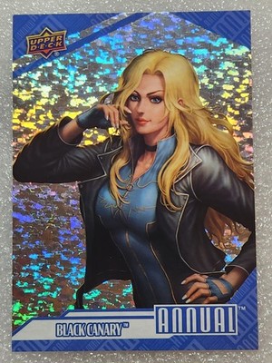 #14 BLACK CANARY 2024-25 Upper Deck DC Annual SILVER SPARKLE