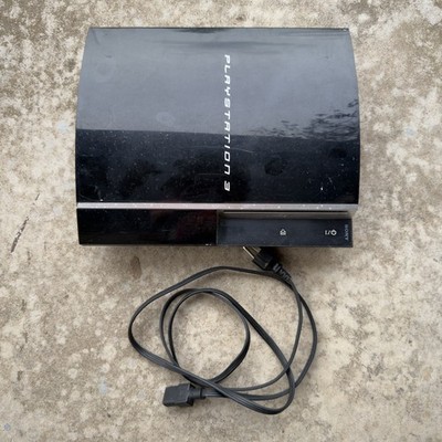 Sony PlayStation 3 Fat PS3 Black Console Gaming System Only CECHK01