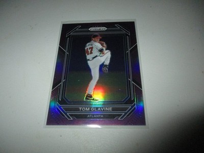 Tom Glavine 2023 Panini Prizm Purple #247 /99