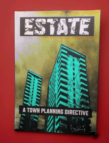 Estate A Town Planning Directive By James Jimmy Cauty Signed HP Serigraph OOAK - Picture 5 of 9