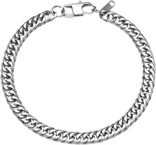 Herren Armband Edelstahl Panzerkette, Armkette f&uuml;r M&auml;nner