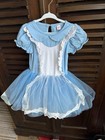 Alice In Wonder Land Leotard Tutu Dress 100 2t/3t