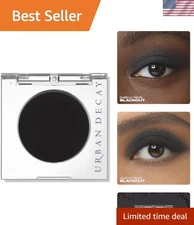 24/7 Longwear High-Pigment Eyeshadow - Deep Black Matte, Crease-Free Formula
