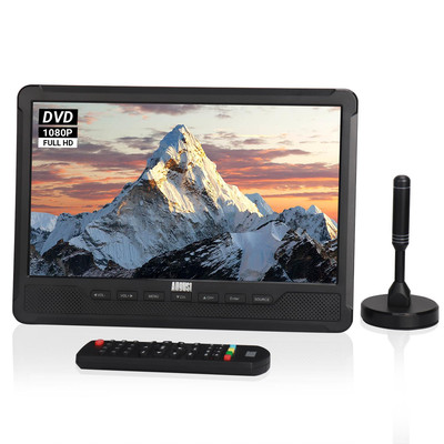 Tragbares Handgerät/Standgerät 10  TV DVD Spieler Wiederaufladbar DVB-T2 H.265