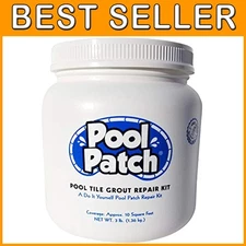 White Pool Tile Grout Repair Kit - Fast Setting Formula