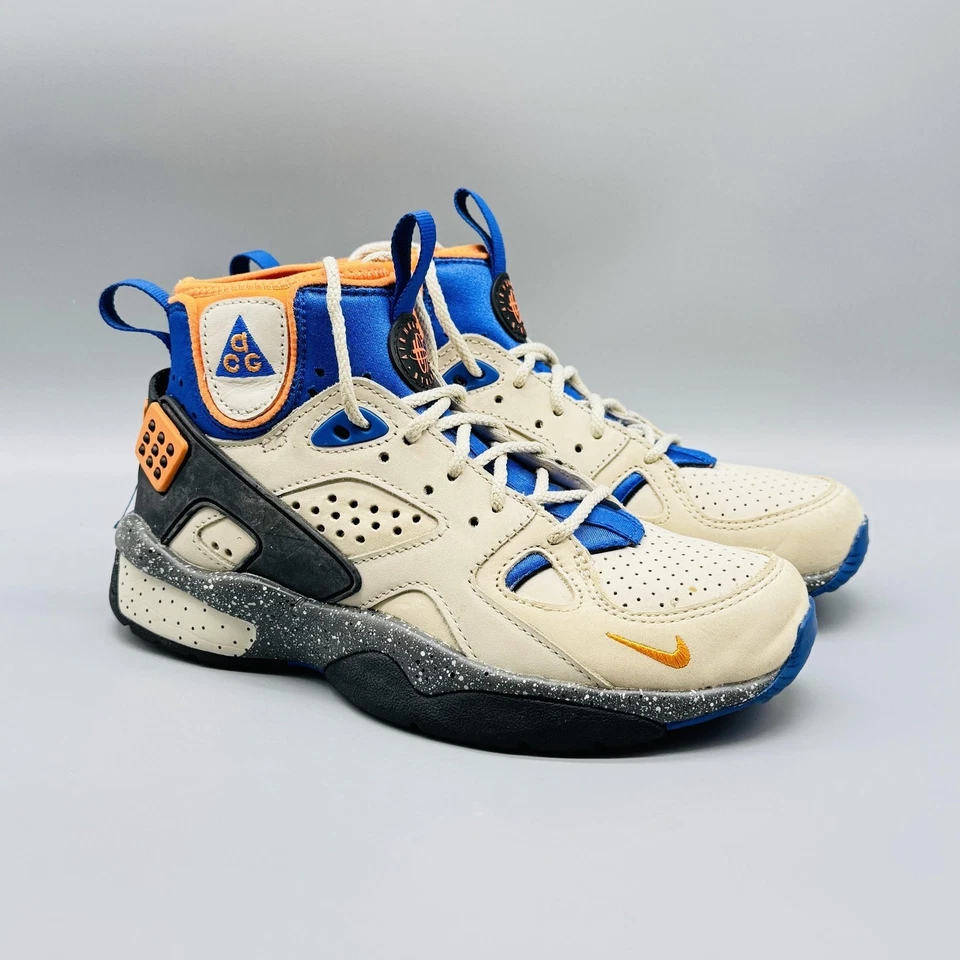 Nike Shoes Kids 5 Beige Blue Orange Black ACG Air Mowabb Trail Sneakers - Image 2 of 4