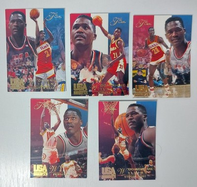 Fleer 1994 Flair USA Basketball  Dominique Wilkins 5. Karten Lot
