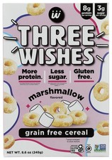 Three Wishes Grain Free Marshmallow Cereal 8.6 Oz Gluten Non-Gmo
