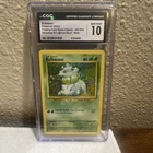 Pokémon Bulbasaur 001/034 Trading Card Game Classic Holo CGC 10