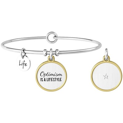 Bracciale Termocromatico INFINIONLY In Acciaio Inossidabile – Diametro 6 Cm, Cambia Colore Con La Temperatura (Nero Sotto I 14°C, Colori 14-38°C), Gioiello Donna Unico - 4