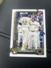 2025 Topps Update Series - Veteran Combos Christian Yelich, Jackson Chourio 