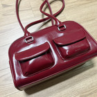 Red Wine STAND OIL Chubby bag Women's Shoulder Bag Gift Korea New Genuine