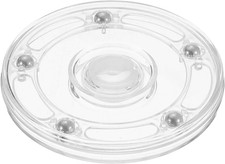 Acrylic Lazy Susan Turntable, 3.5 Inch Clear Turntable Organizer Ball Bearing 36