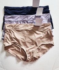 3 Warner's No Pinching No Problems Brief Panty Multi 5738 Sz 8/XL - NWT