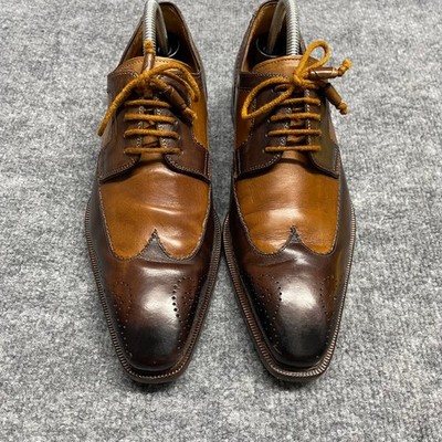 mezlan brown dress shoes Mezlan of Spain Westside Genuine Crocodile Skin Sport/Brown Oxford Dress  Shoes