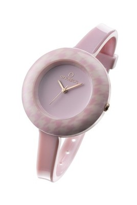 OPS OBJECTS Damenuhr PIED DE POULE OPSPW161 Rosa