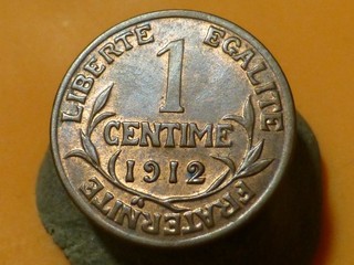 1 CENTIME DUPUIS 1912 RECHERCHEE & QUALITE SUP/TTB !