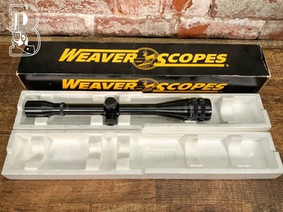 Weaver KT-16 Micro-Trac Rifle Scope USA Gloss Black Target WITH BOX