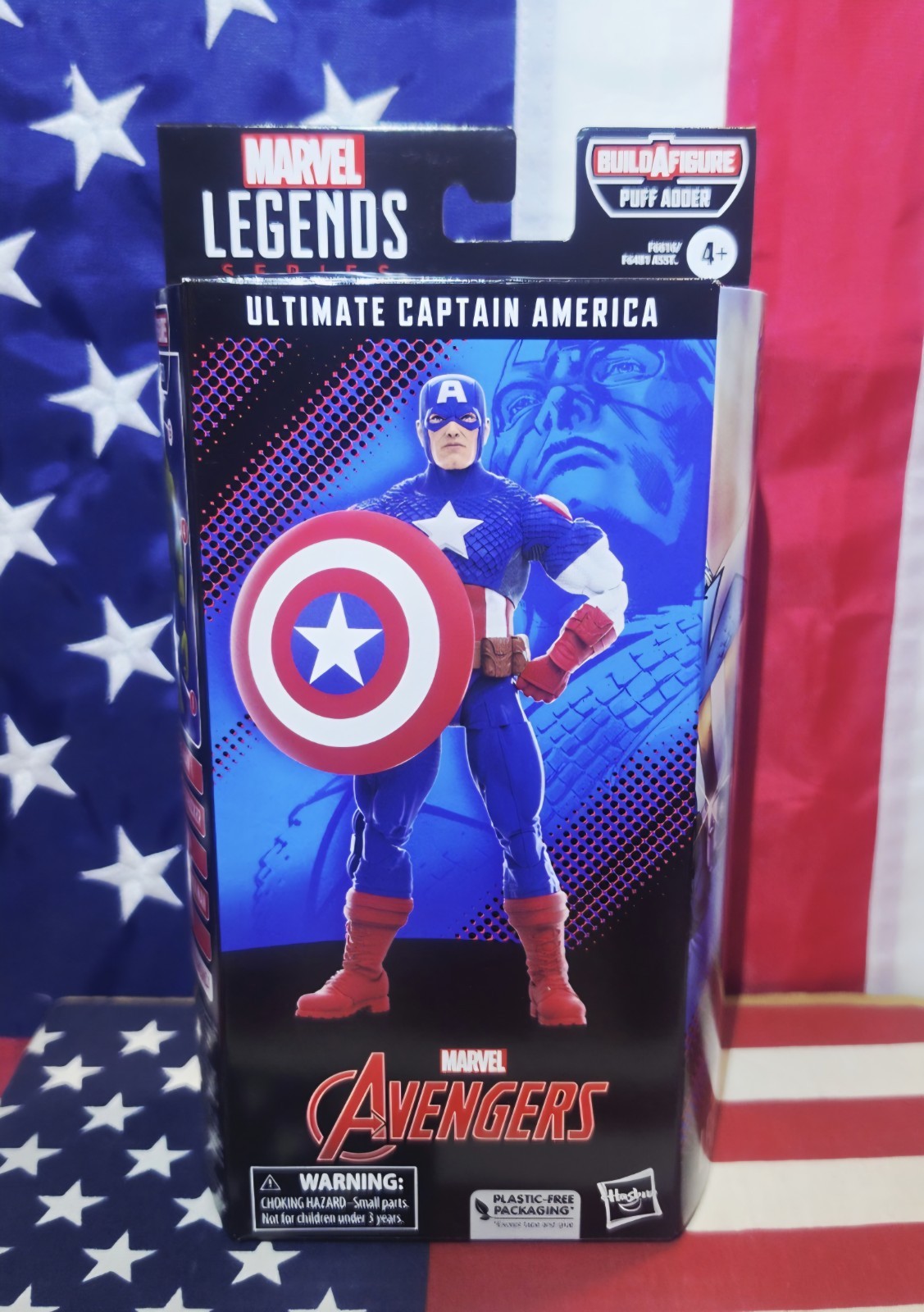Marvel Legends Series: Ultimate Captain America 6 Inch Collectible Action Figure