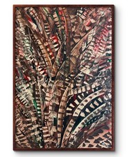 Quadro Dipinto Moderno XL A Olio Su Tela Firmato Walter Geraci