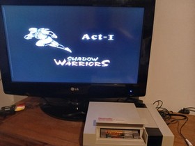 SHADOW WARRIORS NES NINTENDO Game (GRADE A) LIKE NEW AUS PAL A Tested Working 
