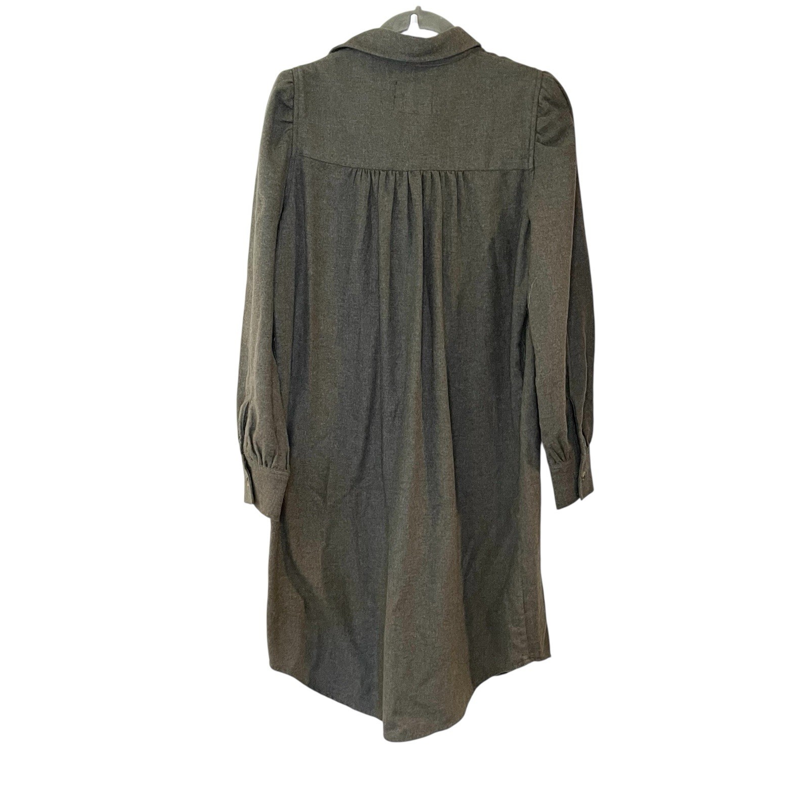 Rails Solid Green Collared Long Sleeve Button Dow… - image 2