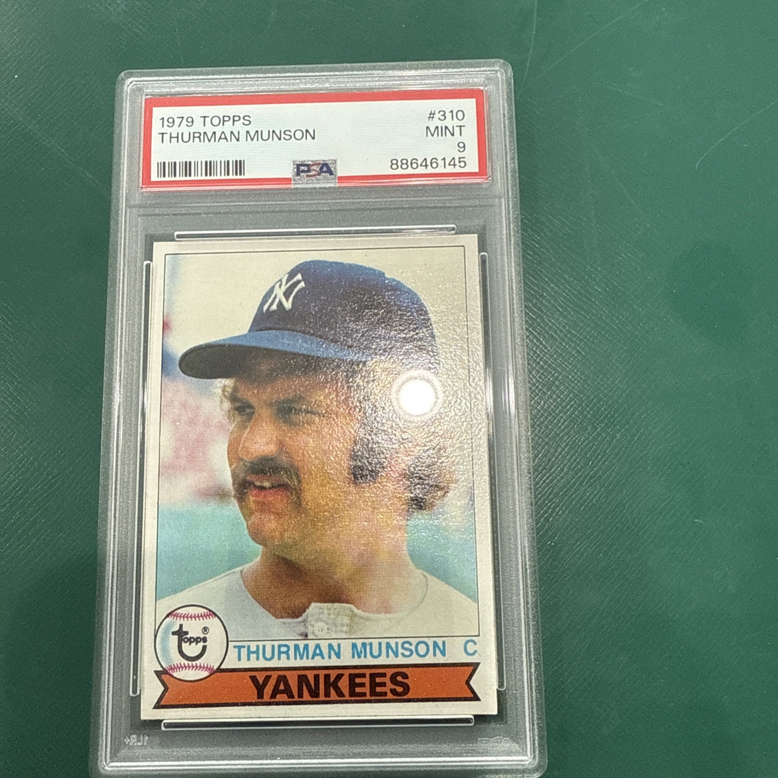 1979 Topps Thurman Munson #310 Baseball Card PSA 9