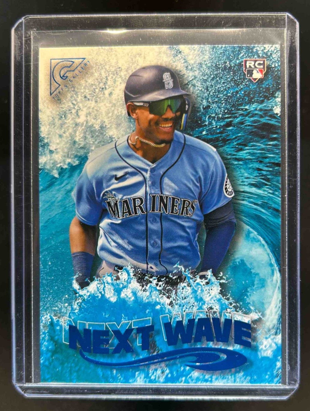 2022 Topps Gallery Julio Rodriguez Next Wave RC Blue #10/99 Mariners