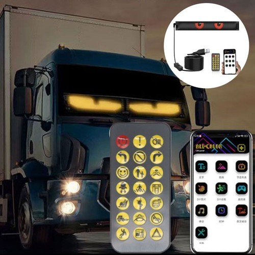 Portable LED For Demon Eyes for Cars Trucks and RVs with Wireless Control - Picture 7 of 9