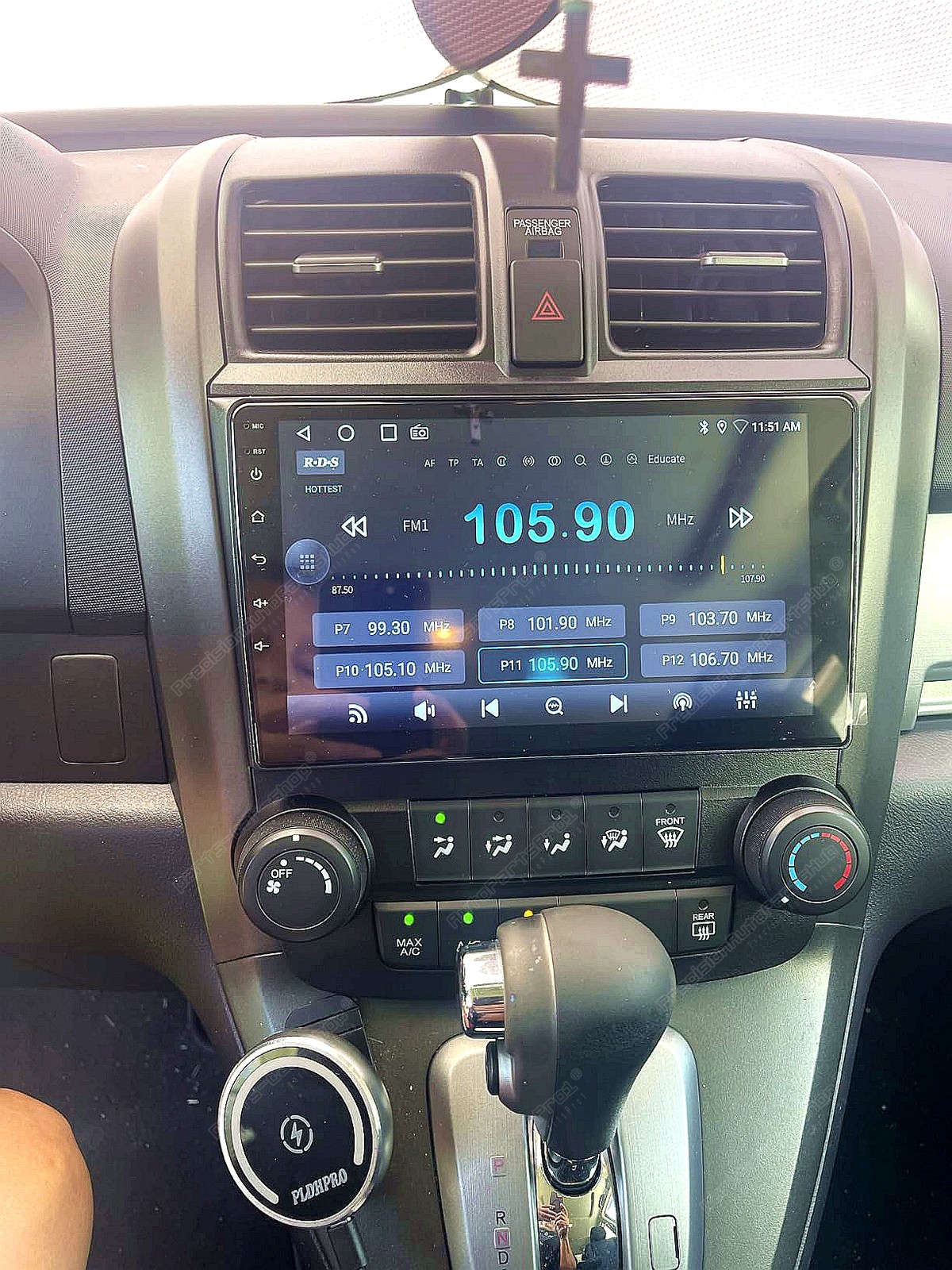 For Honda CRV 2007-2011 Carplay Android 15.0 Car Stereo Radio BT GPS Navi 2+32GB