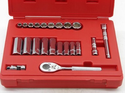 Stanley Proto Tool Set Ratchet, Extensions, and Socket Set J52134 Made in USA