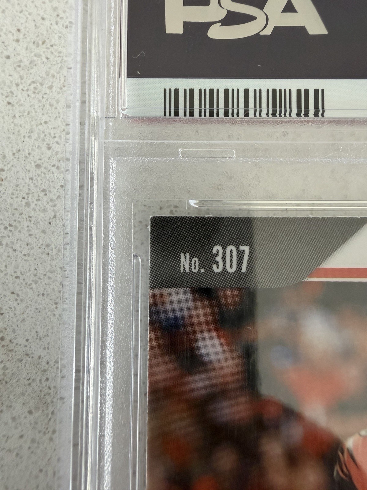 Panini 2020 Prizm Joe Burrow RC #307 Base Cincinnati Bengals PSA 9 view 7