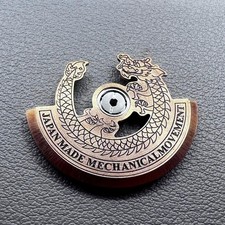 Modified Rose Gold Dragon Black Carved Rotor Oscillating Weight for NH35 NH36