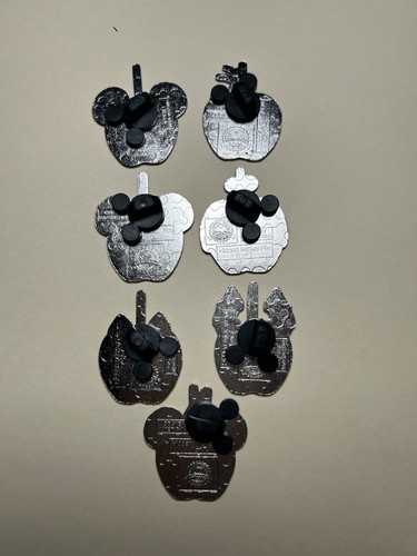 Walt Disney World Character Candy Apples Collections 7 Trading Pin Set - Picture 5 of 7