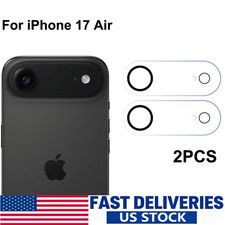 2 Pcs For Apple iPhone 17 air Camera Protector Tempered Glass Camera Lens Cover
