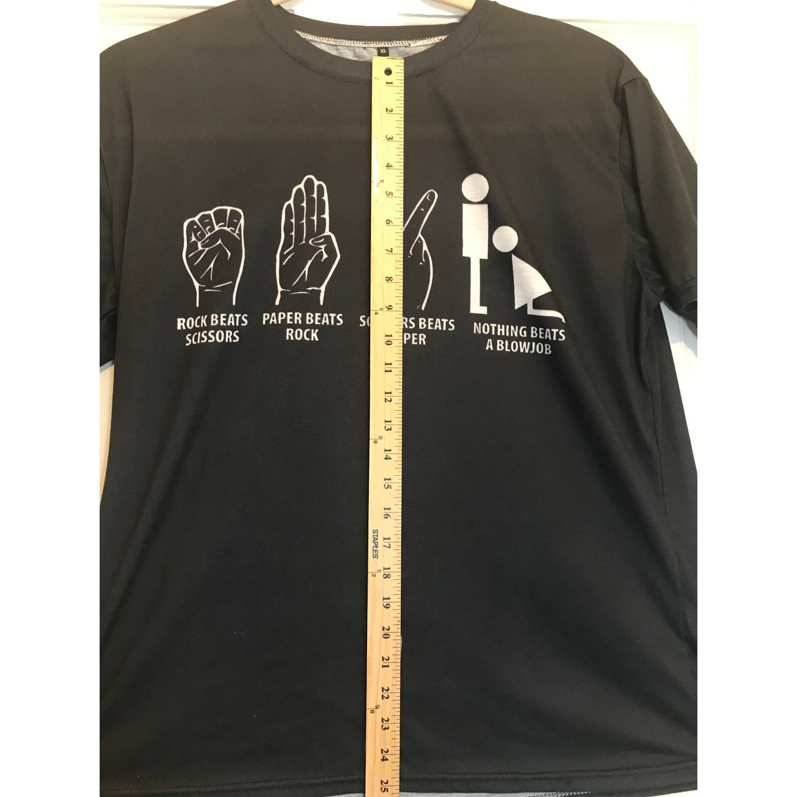 ALTRA NOTHING BEATS a B.J. T shirt logo uomo XL nera manica corta