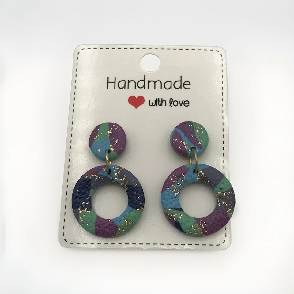 Ohrringe Polymer Clay Handmade 