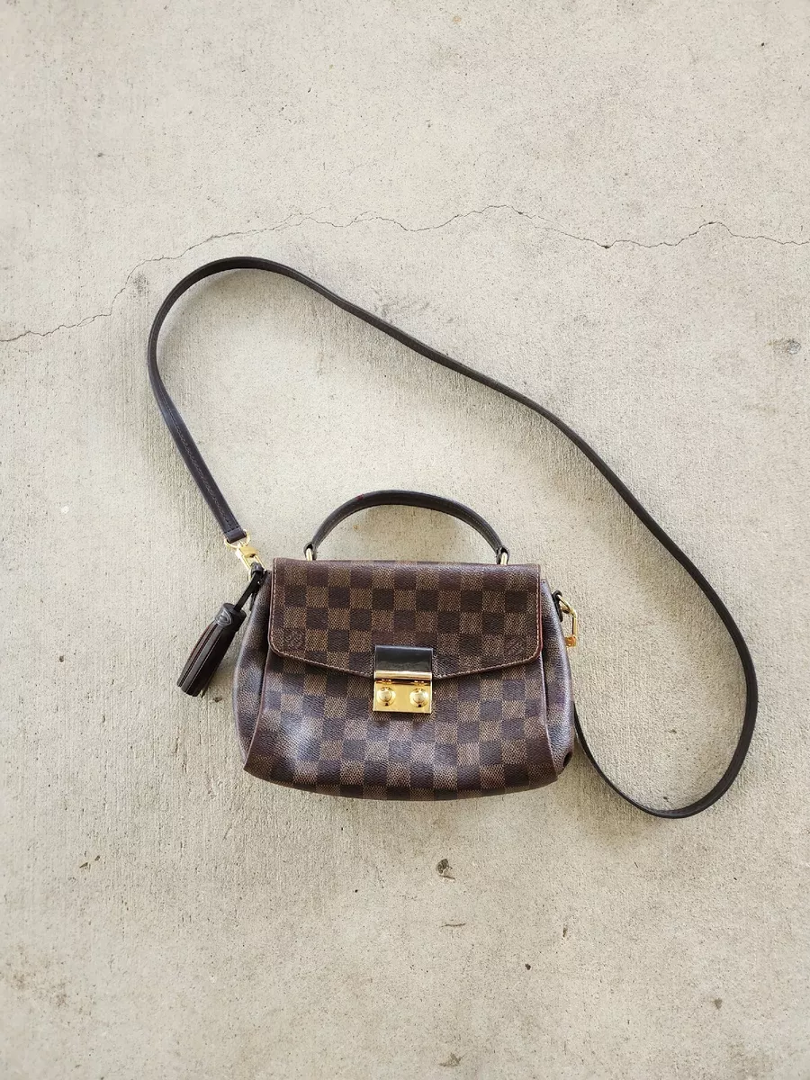 New Louis Vuitton Croisette Damier Ebene Cross Body Bag