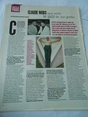 Presseausschnitt Clipping 1995 Claude Nobs will Jazz aus seinem Ghetto holen