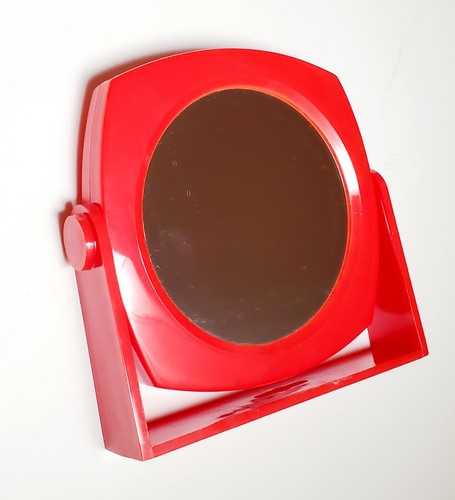 Vintage Goody Dual Sided Regular & Magnifying Swivel Mount Vanity Mirror - Picture 3 of 4