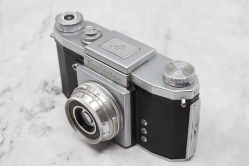 PRAKTIFLEX FX 35 mm TWO cameras One Works - One Parts, 50mm lens, Cases - Picture 6 of 16