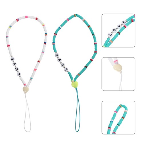 2 PCS Bracelet Antidérapant Pour Téléphone Portable Manquer Corde Mobile Longe - Zdjęcie 9 z 12