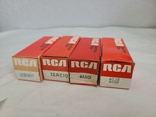 LOT 4 RCA 11BQ11, 12AE10, 6U10, 6CJ3/6CH3 ELECTRONIC TUBES